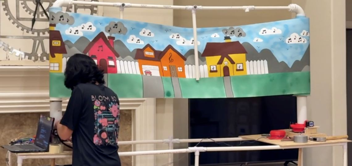 Shivansh: Trailblazers DI "Win It Big!" (2025-26 Season) Shivansh of Trailblazers DI: 100ft Moving Scene Scroll (TCE 1) for the "Win It Big!" Technical Challenge (2025-26 Season), build photo 1 of 1